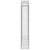 vidaXL Paniers &agrave; gabions arqu&eacute;s 13 pcs 200x50x220/240 cm Fer galvanis&eacute;