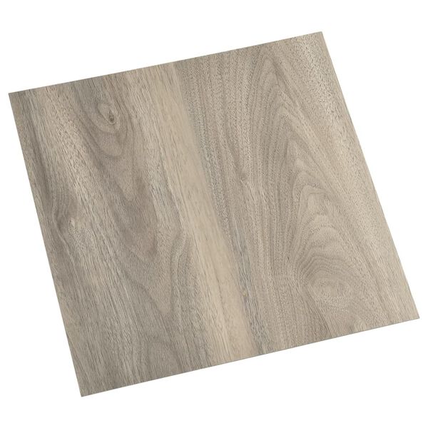 vidaXL Dalles de plancher autoadh&eacute;sives 20 pcs PVC 1,86 m&sup2; taupe