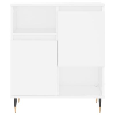 vidaXL Buffets 2 pcs blanc bois d'ingénierie