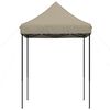 vidaXL Tente de f&ecirc;te Taupe 200 x 200 x 306 cm Tissu Oxford
