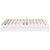 vidaXL Cadre de lit avec tiroirs sans matelas blanc 200x200 cm