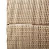 vidaXL Paravent Beige 242 x 180 cm. polyrotin