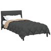 vidaXL Duvet d'hiver Anthracite et Taupe 220 x 135 cm Microfibre