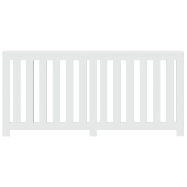 vidaXL Cache-radiateur blanc 175x20x82 cm bois d'ing&eacute;nierie