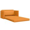 vidaXL Canap&eacute;-Lit 110cm Jaune fonc&eacute; tissu