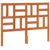 vidaXL T&ecirc;te de lit cire marron 160 cm bois massif de pin