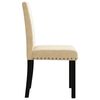 vidaXL Chaises &agrave; manger lot de 2 cr&egrave;me velours