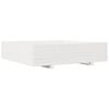 vidaXL Jardini&egrave;re blanc 100x100x26,5 cm bois de pin massif
