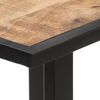 vidaXL Table de salle &agrave; manger 140 cm Bois de manguier brut
