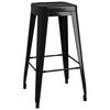 vidaXL Ensemble de bar 7 pcs Noir