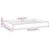 vidaXL Lit pour chien Noir 101,5x74x9 cm Bois de pin solide
