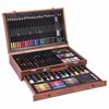 Artist Kit de peinture avec bo&icirc;te en bois 112 pcs