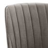vidaXL Chaise pivotante &agrave; manger Gris clair Velours