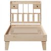 vidaXL Cadre de lit sans matelas 75x190 cm bois de pin massif