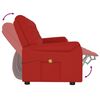 vidaXL Fauteuil de massage inclinable 4 places rouge bordeaux
