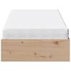 vidaXL Lit de jour avec matelas 80x200 cm bois de pin massif