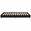 vidaXL Cadre de lit Ch&ecirc;ne noir 203 x 153 x 25 cm Bois d'ing&eacute;nierie