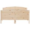 vidaXL Cadre de lit sans matelas 140x200 cm bois massif de pin