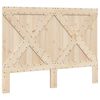 vidaXL Cadre de lit sans matelas avec t&ecirc;te de lit 160x200 cm