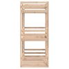 vidaXL Lit superpos&eacute; triple sans matelas 90x200 cm bois de pin massif