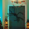 vidaXL D&eacute;coration Araign&eacute;e Halloween 3 pcs Noir 150 cm