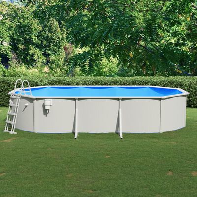 vidaXL Piscine avec échelle de sécurité 610x360x120 cm