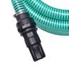 vidaXL Tuyau d'aspiration avec raccords 4 m 22 mm Vert