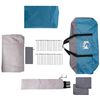 vidaXL Tente familiale avec toit Bleu et gris 721 x 335 x 212 cm