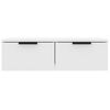 vidaXL Armoire murale blanc 68x30x20 cm bois d'ing&eacute;nierie