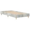 vidaXL Cadre de lit Gris b&eacute;ton 203 x 93 x 25 cm Bois d'ing&eacute;nierie