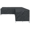 vidaXL Housse pour meubles Noir 330 x 255 x 80 cm Tissu Oxford 600D