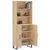 vidaXL Buffet haut Chêne sonoma 69,5x34x180 cm Bois d'ingénierie