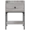 vidaXL Table de chevet sonoma gris 40,5x31x60 cm bois d'ing&eacute;nierie
