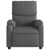 vidaXL Fauteuil inclinable Gris fonc&eacute; Tissu