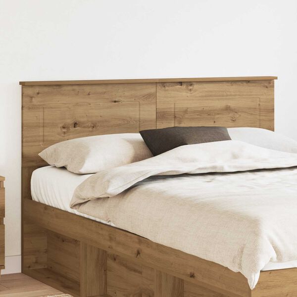 vidaXL T&ecirc;te de lit Ch&ecirc;ne artisanal 150 cm Bois d'ing&eacute;nierie