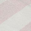 vidaXL Couverture Coton Rayures 125x150 cm Vieux rose