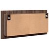 vidaXL Armoire &agrave; miroir &agrave; LED de bain ch&ecirc;ne marron 90x12x45 cm