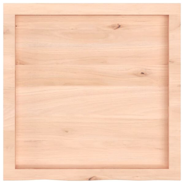 vidaXL Comptoir de salle de bain 60x60x(2-6) cm bois massif non trait&eacute;