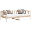 vidaXL Lit de jour sans matelas bois de pin massif 90x200 cm