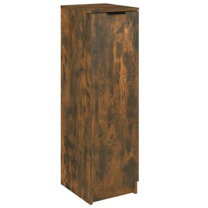 vidaXL Meuble &agrave; chaussures Ch&ecirc;ne fum&eacute; 30x35x100 cm Bois d'ing&eacute;nierie