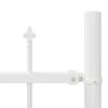 vidaXL Cl&ocirc;ture de jardin 5 pcs Blanc 170 x 225 cm