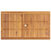 vidaXL Ensemble de salle &agrave; manger pour jardin 7 pcs Marron