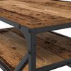 vidaXL Table basse Bois Ancien 90 x 50 x 40 cm