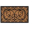 vidaXL Paillasson rectangulaire 45x75 cm caoutchouc et fibre de coco