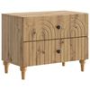 vidaXL Cabinet de chevet Ch&ecirc;ne artisanal 62 x 34,5 x 48 cm