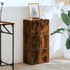 vidaXL Biblioth&egrave;que ch&ecirc;ne fum&eacute; 40x24x77 cm bois d'ing&eacute;nierie