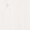 vidaXL Cadre de lit Blanc 200 x 220 cm Pin massif