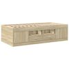 vidaXL Lit de jour avec tiroirs sans matelas ch&ecirc;ne sonoma 90x190 cm
