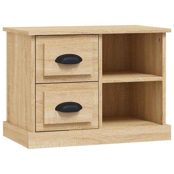 vidaXL Table de chevet ch&ecirc;ne sonoma 60x35,5x45 cm