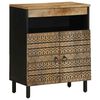 vidaXL Buffet 60x33,5x75 cm bois de manguier brut massif